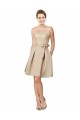Satin & Lace Sweetheart Sleeveless Knee Length Bridesmaid Dress Kent