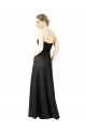 Lace Sweetheart Sleeveless Slate Grey Long Bridesmaid Dress Kent