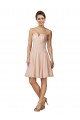 Soft Chiffon & Lace Sweetheart Sleeveless Knee Length Bridesmaid Dress Kent