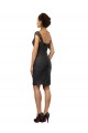 Soft Chiffon & Lace Off the Shoulder Sleeveless Knee Length Bridesmaid Dress Kent