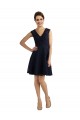 Lace V-Neck Sleeveless Knee Length Bridesmaid Dress / Evening Dress Kent
