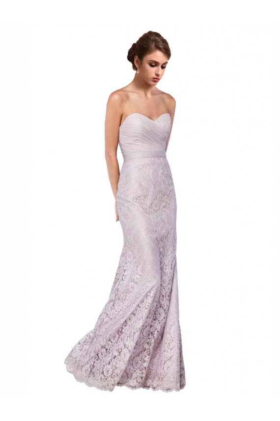 Lace Sweetheart Sleeveless Long Bridesmaid Dress / Evening Dress Kent