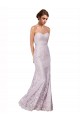 Lace Sweetheart Sleeveless Long Bridesmaid Dress / Evening Dress Kent