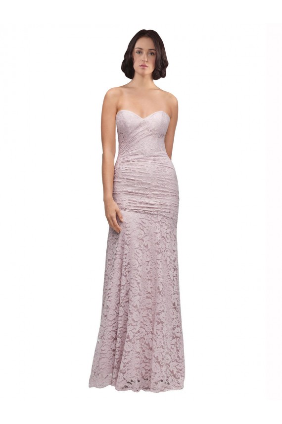 Lace Sweetheart Sleeveless Long Prom Dress / Bridesmaid Dress Kent