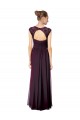 Soft Chiffon & Lace Sweetheart Sleeveless Keyhole Back Long Formal Dress / Bridesmaid Dress Kent
