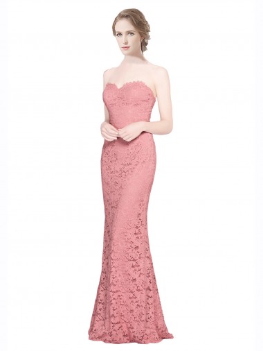Lace Sweetheart Sleeveless Long Formal Dress / Bridesmaid Dress Kent