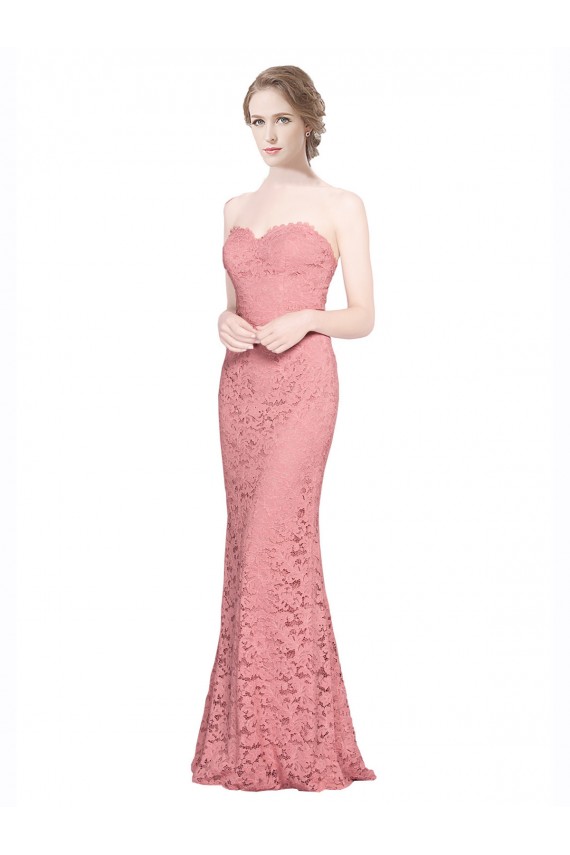 Lace Sweetheart Sleeveless Long Formal Dress / Bridesmaid Dress Kent
