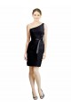 Lace One Shoulder Sleeveless Open Back Knee Length Bridesmaid Dress Kent