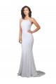 Lace High Neck Sleeveless Open Back White Sweep Train Wedding Dress Kent