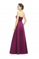 Satin Strapless Sleeveless Long Bridesmaid Dress Kent