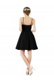 Satin Halter Neck Sleeveless Open Back Knee Length Bridesmaid Gown Kent