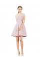 Satin Sweetheart Sleeveless Knee Length Evening Gown / Bridesmaid Dress Kent