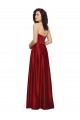 Satin Strapless Sleeveless Long Prom Dress / Bridesmaid Dress Kent
