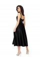 Satin Square Neck Sleeveless Knee Length Prom Dress / Bridesmaid Dress Kent