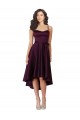 Satin Sweetheart Sleeveless Open Back Short High Low Prom Dress / Bridesmaid Dress Kent