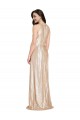 Sequin Halter Neck Sleeveless Gold Long Formal Evening Gown / Prom Dress / Bridesmaid Dress Kent