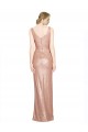 Sequin V-Neck Sleeveless Long Bridesmaid Dress / Evening Dress Kent