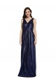 Sequin V-Neck Sleeveless V-Back Long Formal Evening Gown / Prom Dress / Bridesmaid Dress Kent