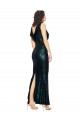 Sequin V-Neck Sleeveless Long Bridesmaid Evening Dress Kent