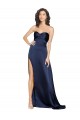 Silk like Satin Sweetheart Sleeveless Low Back Long Formal Evening Gown / Prom Dress / Bridesmaid Dress Kent
