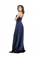 Silk like Satin Sweetheart Sleeveless Low Back Long Formal Evening Gown / Prom Dress / Bridesmaid Dress Kent