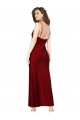 Silk like Satin Cowl Neck Sleeveless Low Back Long Black Tie Evening Gown / Prom Dress / Bridesmaid Dress Kent