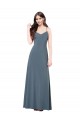 Spandex V-Neck Sleeveless Low Back Long Prom Dress / Bridesmaid Dress Kent