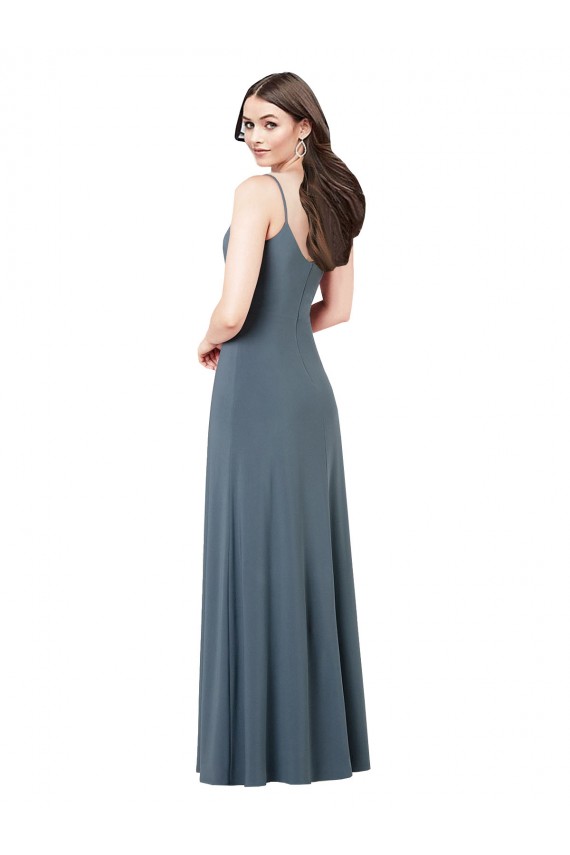 Spandex V-Neck Sleeveless Low Back Long Prom Dress / Bridesmaid Dress Kent