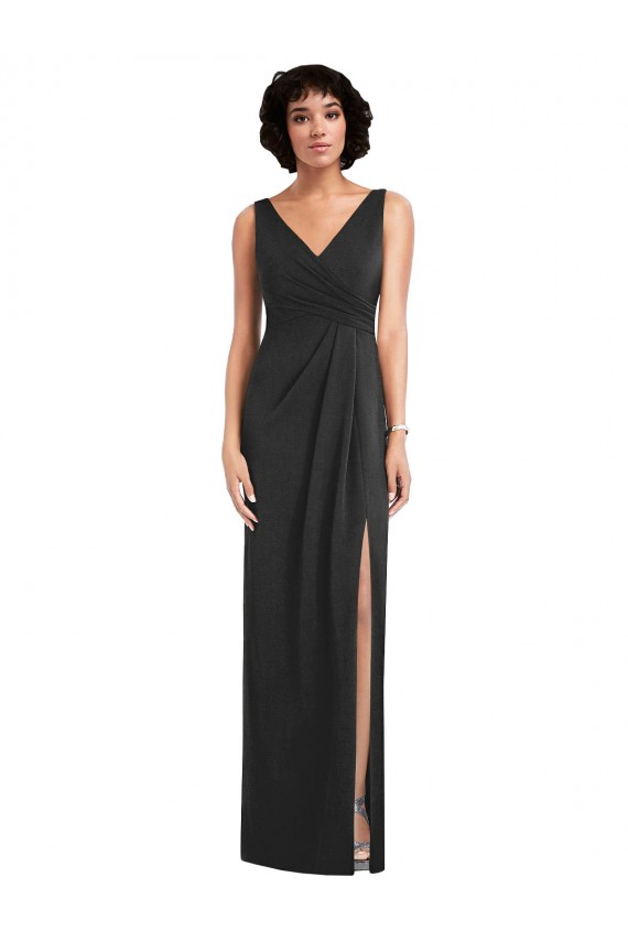 Spandex V-Neck Sleeveless V-Back Long Formal Evening Gown / Prom Dress / Bridesmaid Dress Kent