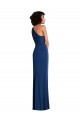 Spandex One Shoulder Sleeveless Long Semi Formal Evening Dress / Prom Dress / Bridesmaid Dress Kent