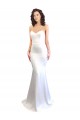 Stretch Crepe Sweetheart Sleeveless Low Back Long Formal Evening Gown / Prom Dress / Bridesmaid Dress Kent