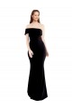 Stretch Crepe One Shoulder Sleeveless Keyhole Back Long Formal Evening Gown / Prom Dress / Bridesmaid Dress Kent