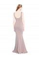 Stretch Crepe Scoop Neck Cap Sleeves Long Formal Evening Gown / Prom Dress / Bridesmaid Dress Kent