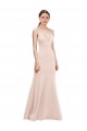 Stretch Crepe V-Neck Sleeveless V-Back Long Formal Dress / Bridesmaid Dress Kent