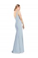 Stretch Crepe V-Neck Sleeveless Low Back Long Bridesmaid Dress / Formal Dress Kent