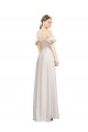 Stretch Crepe Off the Shoulder Sleeveless Red Long Formal Evening Gown / Prom Dress / Bridesmaid Dress Kent