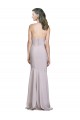 Stretch Crepe Strapless Sleeveless Arctic Lilac Long Prom Dress / Bridesmaid Dress Kent