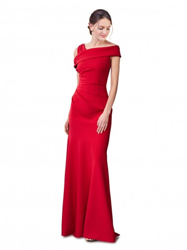 Stretch Crepe Sleeveless Long Formal Evening Gown / Prom Dress / Bridesmaid Dress Kent
