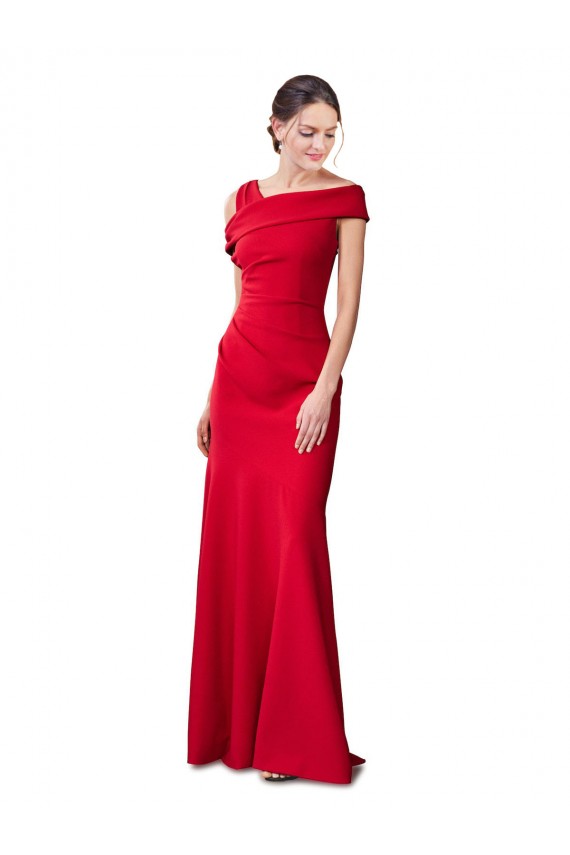 Stretch Crepe Sleeveless Long Formal Evening Gown / Prom Dress / Bridesmaid Dress Kent