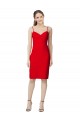 Stretch Crepe Sweetheart Sleeveless Cocktail Length Formal Evening Gown / Prom Dress / Bridesmaid Dress Kent