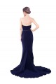 Stretch Crepe Sweetheart Sleeveless Low Back Sweep Train Semi Formal Evening Dress / Prom Dress / Bridesmaid Dress Kent