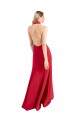 Stretch Crepe Halter Neck Sleeveless Open Back Long Formal Evening Gown / Prom Dress / Bridesmaid Dress Kent