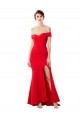 Stretch Crepe Off the Shoulder Sleeveless Long Formal Evening Dress / Prom Dress / Bridesmaid Dress Kent