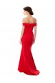 Stretch Crepe Off the Shoulder Sleeveless Long Formal Evening Dress / Prom Dress / Bridesmaid Dress Kent