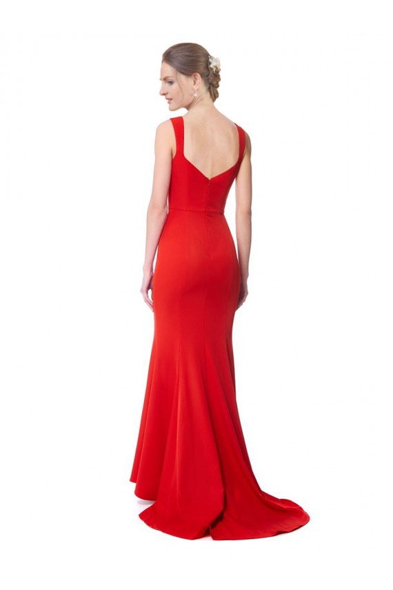 Stretch Crepe Sweetheart Sleeveless Long Formal Evening Gown / Prom Dress / Bridesmaid Dress Kent