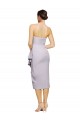 Stretch Crepe Strapless Sleeveless Low Back Cocktail Length High Low Evening Gown / Prom Dress / Bridesmaid Dress Kent