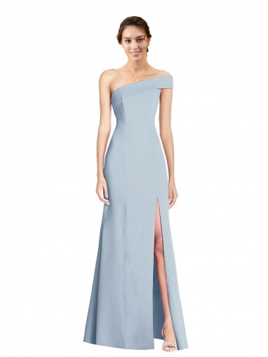 Stretch Crepe Off the Shoulder Sleeveless Long Formal Evening Gown / Prom Dress / Bridesmaid Dress Kent