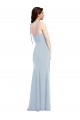 Stretch Crepe Strapless Sleeveless Low Back Long Bridesmaid Dress / Formal Dress Kent