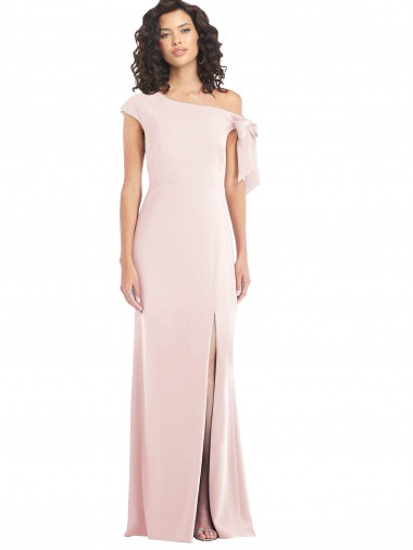 Stretch Crepe Off the Shoulder Cap Sleeves Long Formal Evening Gown / Prom Dress / Bridesmaid Dress Kent