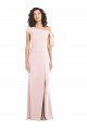 Stretch Crepe Off the Shoulder Cap Sleeves Long Formal Evening Gown / Prom Dress / Bridesmaid Dress Kent
